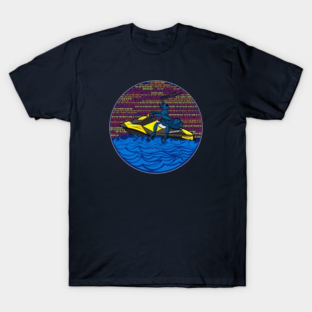 Ants on SeaDoos - Script T-Shirt by rt-shirts